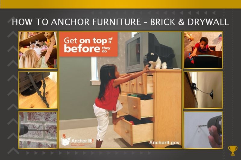 Prevent furniture and TV tip-overs 
